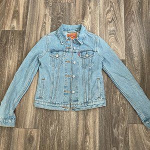 Womens Levis Original Trucker Jacket Medium Wash Size XS